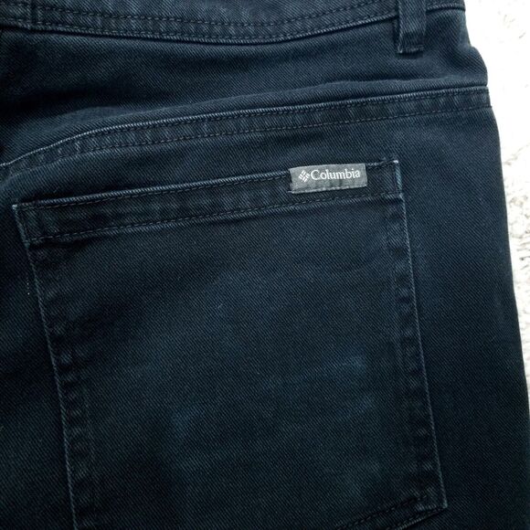 Columbia Jeans Mens 36×32 Black Slim Fit Dark Wash Denim - Picture 11 of 14